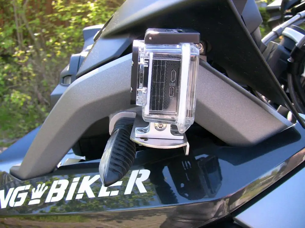 

HiMISS Front Left Camera Bracket for GoPro for BMW R1200 GS LC ADV 14-18
