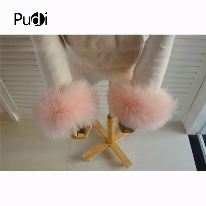 

Real Genuine High Quality Fox Fur Cuffs Cuff Arm Warmers 3 Colors