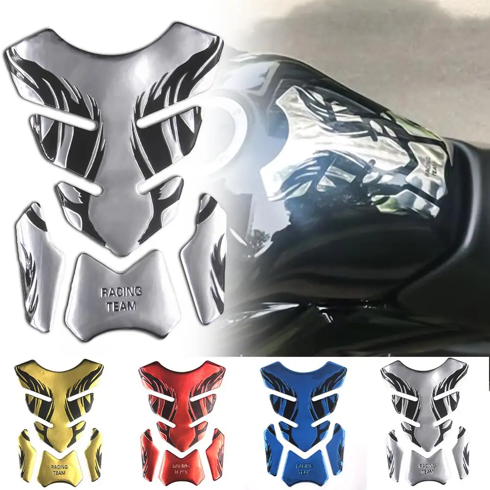 

2020 New 3D Car Motorcycle Gas Fuel Tank Fishbone Sticker Decals Motorbike Logo Protector Fuel Racing Accessories Universal