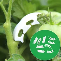 50pcs botany stem vine strapping clips garden plant bundled buckle ring tool fasten stand holder tomato flowers fixed suppor