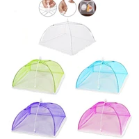pop up mesh screen protect food cover tent dome net umbrella picnic kitchen folded mesh anti fly mosquito umbrella