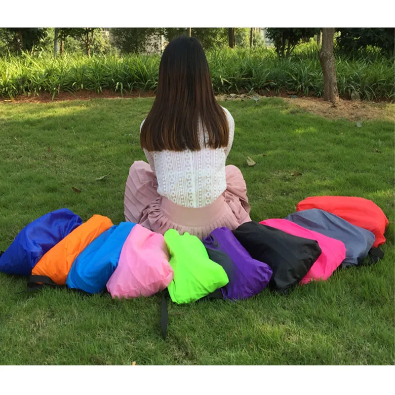 

Camping Inflatable Sofa Lazy Bag 3 Season Ultralight Down Sleeping Bag Air Bed Inflatable Sofa Lounger Trending Products