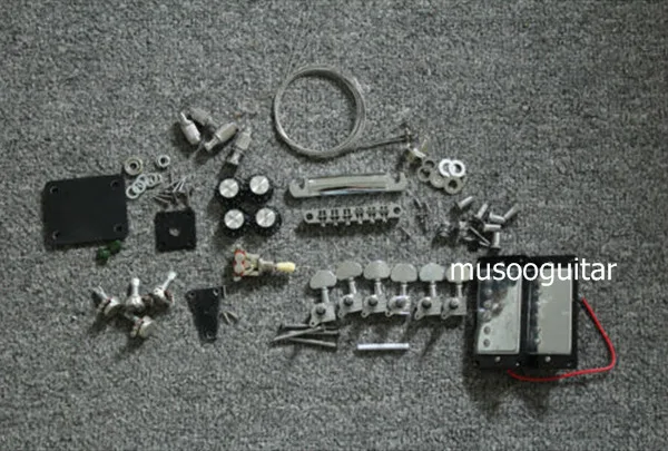 Проект ELECTRI SEMI-HOLLOW корпус гитары комплект DIY со всеми аксессуарами