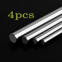 4pcslot optical axis 200 300 400 500 600 mm smooth rods 8mm linear shaft rail 3d printers parts chrome plated guide slide part