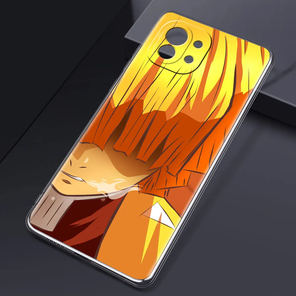 soft clear case for xiaomi mi poco x3 nfc 10t pro m3 note 10 lite 11 f3 9t f3 cc9 tpu silicone phone cover demon slayer anime free global shipping