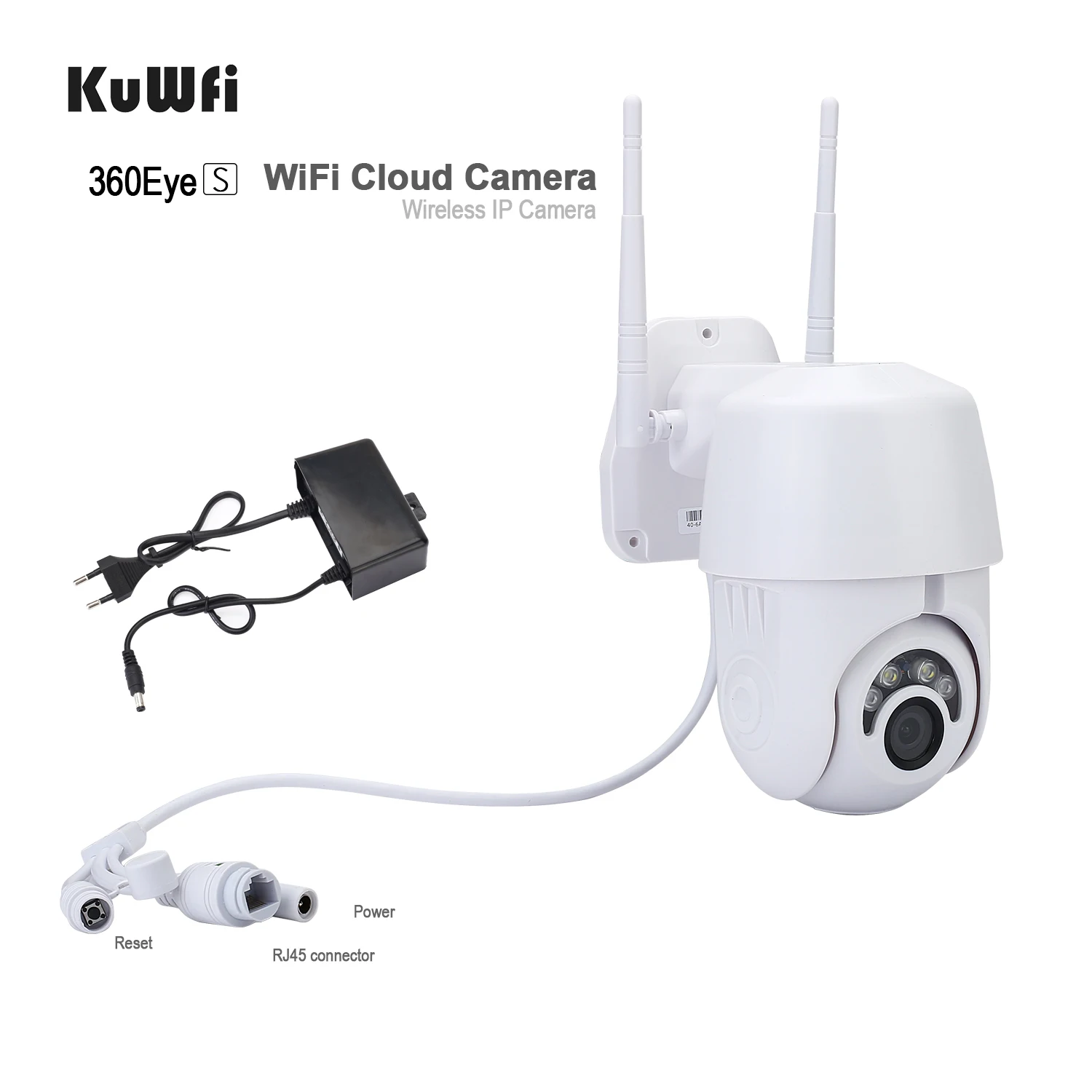KuWFi 1080P наружная Wifi камера WiFi IP 2MP Беспроводная PTZ скоростная купольная CCTV ИК