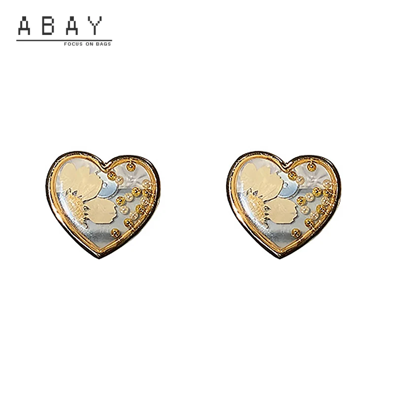 

925 Silver Needle Spring New Flower Love Earrings Women's Simple Sweet Natural Style Retro Design Sense Ear Fashion Wholesale