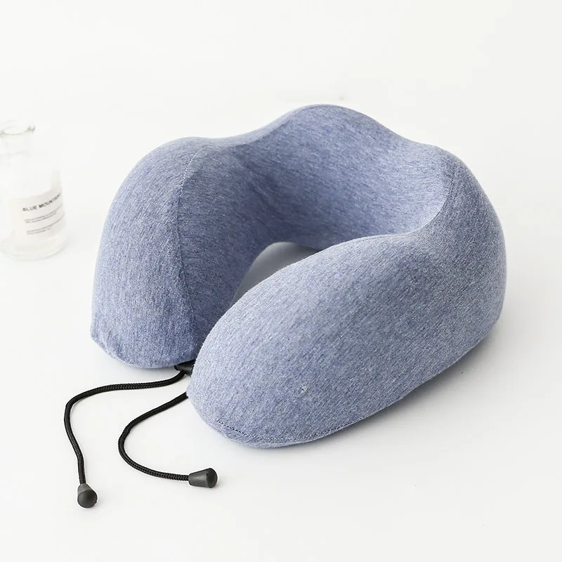 U образная подушка для путешествий шеи с памятью самолета регулируемые спальные