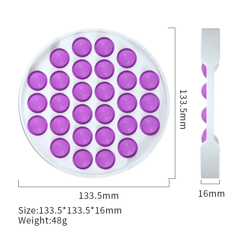 

New Colorful Push Bubble Pop It Autism Needs Anti-stress Fidget Toys Restore Emotions Stress Reliever OCD Anxiety Toy for Child