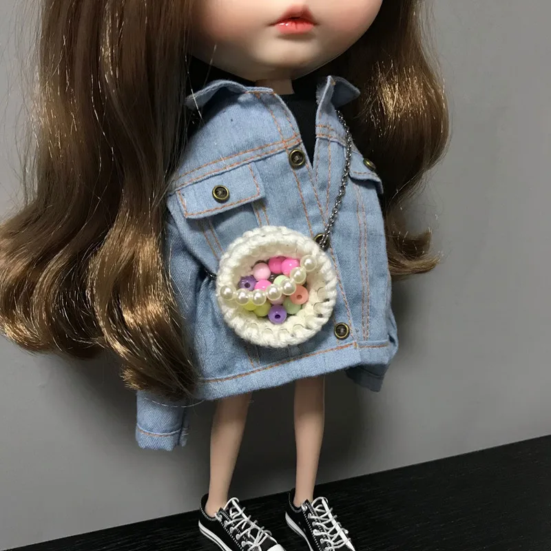 Миниатюрные 1:6 Куклы blythe Bag акриловая модная сумка для куклы licca Pullip 1/6 аксессуары