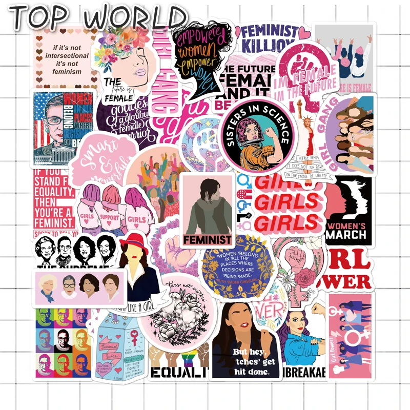 

10/50 шт./набор, стикеры для девочек