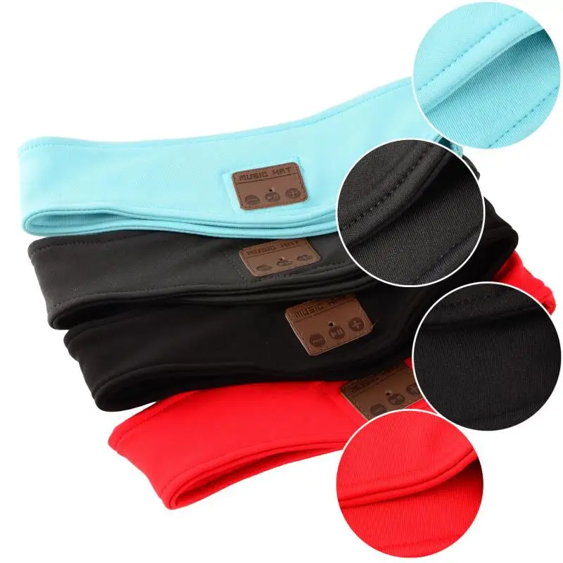 Повязка на голову для бега йоги со звуковым музыкальным ответчиком мобильного