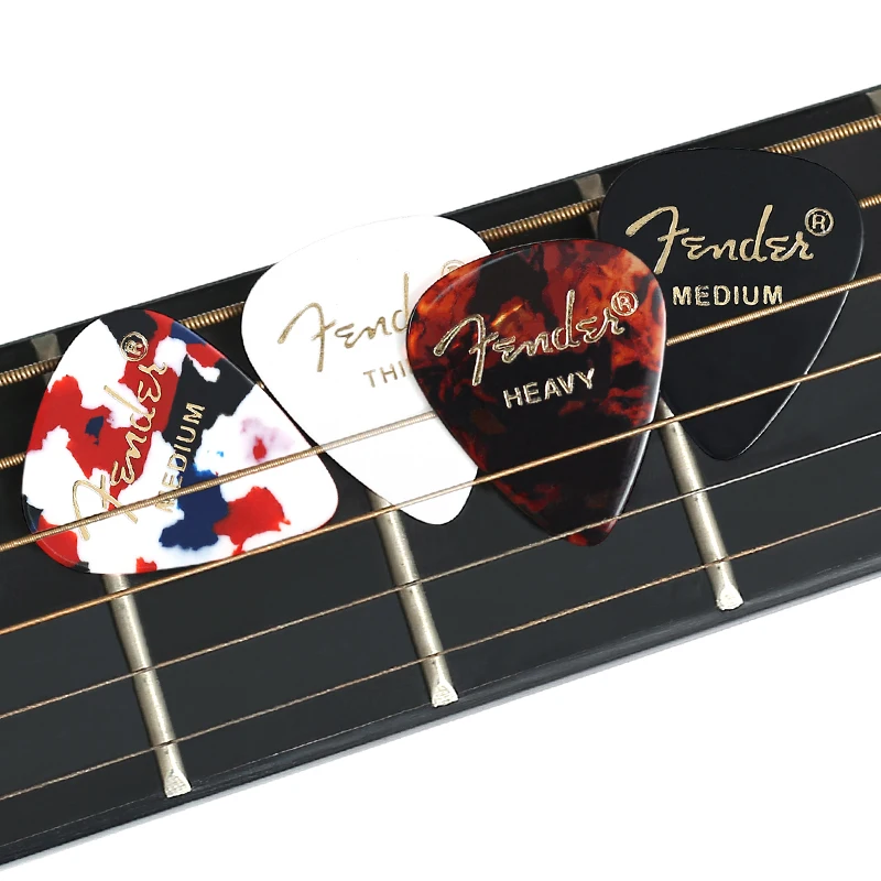 fender 1 pc klassische plektrum celluloid gitarre picks konfetti akustische elektrische glatte gitarre pick zubehör gitarre teile free global shi