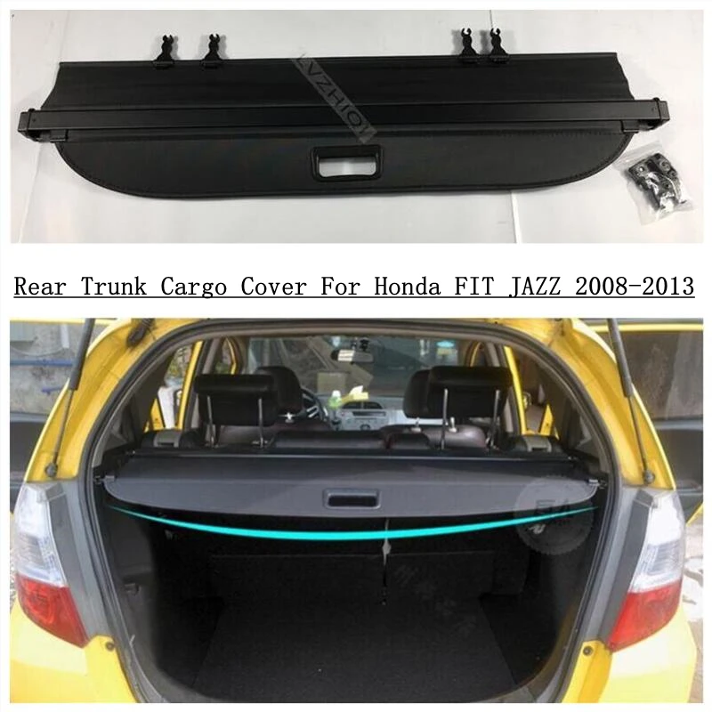 Для Honda FIT JAZZ 2008 2009 2010 2011 2012 2013 задний багажник Грузовой Крышка раздела Шторы Экран