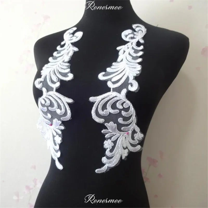 1 зеркальная пара/2 шт. Новое поступление белый шнур цвета слоновой кости