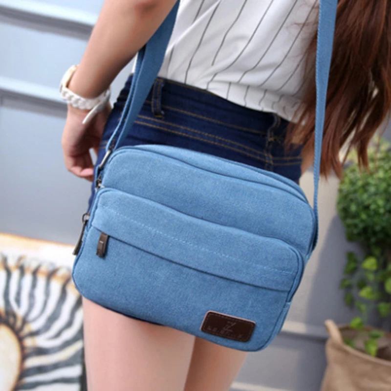 

Canvas Shoulder Bag Diagonal Cross-Body Shoulder Bag Male Middle-Aged Lady Cross-Body Bag Canvas Bag