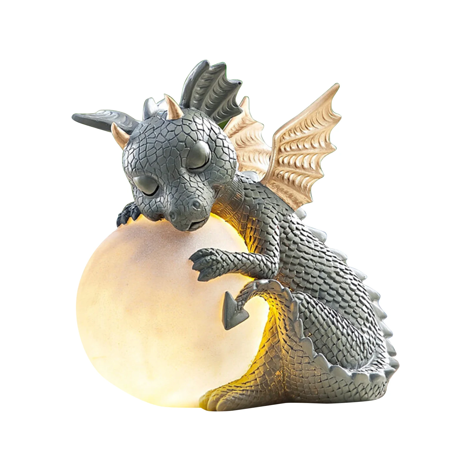 

2021 New Small Dinosaur Shape Meditation Sculpture Resin Home Desk Dragon Meditated Statue Model Garden Outdoor Yard Decoration