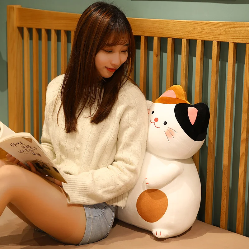 Симпатичные плюшевые счастливые кошки 40 см игрушки мягкий милый кролик кукла кот