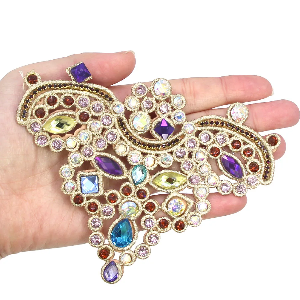 1 шт. стразы аппликации кристаллы нашивки плоские жемчуг пришивные для украшения