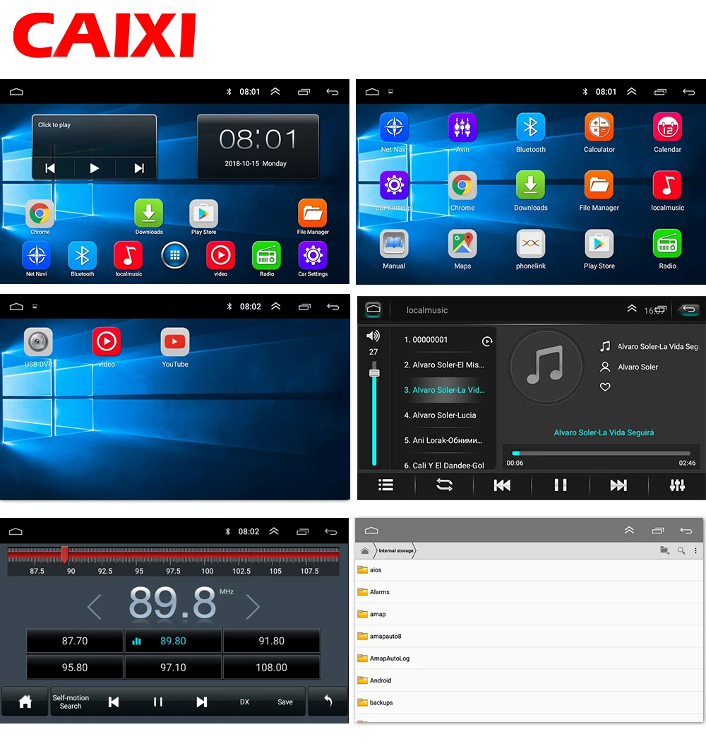 CAIXI Car Android 8,1 радио мультимедиа плеер для Suzuki SX4 2006 2007 2008 2009 2010 2011 2012 2013 автомобиля gps Navigatio плеер