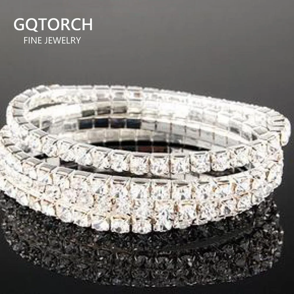 Тонкая цепочка для тенниса из кубического циркония тонкий браслет Модные