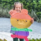 Огромная Игрушка антистресс в виде животных, огромная игрушка-антистресс, огромная игрушка-антистресс в виде пуш-ап, Популярная игрушка-антистресс, большая игрушка-диммер для детей, подарок