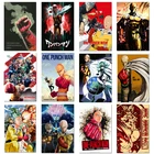 Плакат Аниме One Punch Man, Сайтама Генос, татсумаки Фубуки, скоростное ультразвуковое искусство, шелковая печать на холсте для настенных картин, украшение комнаты-06