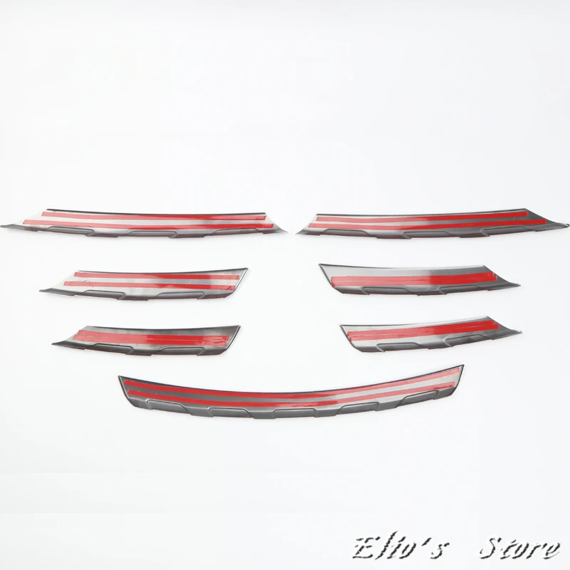 

Car Styling Accessories 4PCS Stainless Steel Front Center Grille Molding Decoration Cover Trim For Renault Kadjar 2019 2020