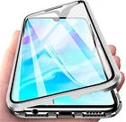 Магнитный чехол для телефона Samsung Galaxy A21S A31 A11 A81 A91 A31 A41 A30S A10S A20S A40S, противоударный двухсторонний стеклянный чехол, 360