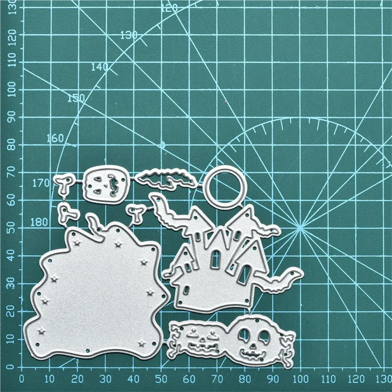 

YaMinSanNiO Halloween Caster Dies Pumpkin Metal Cutting Dies for Card Making Scrapbooking Embossing Stencil Craft Free Shipping