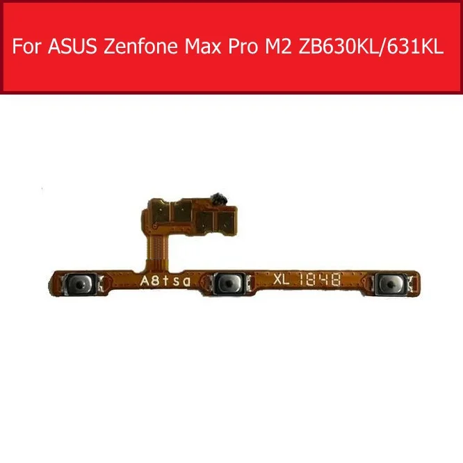 Кнопка включения/выключения громкости гибкий кабель для ASUS ZenFone Max Pro M2 ZB630KL ZB631KL