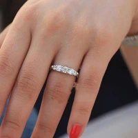 simple and fashionable white creative lady ring wedding size 5 11
