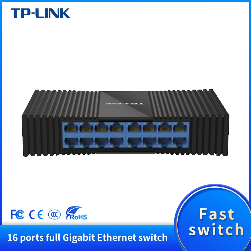 TP-Link TL-SF1016M 16 Порты и разъёмы RJ45 10/100 Мбит/с Ethernet сетевой Fast коммутатор лучший