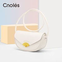 cnoles elegant luxury women shoulder bag crossbody bag brand designer genuine leather female lady messenger bags
