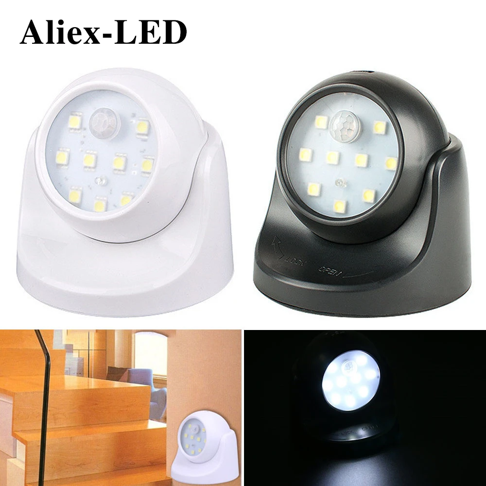 

Беспроводной ночник с пассивным инфракрасным датчиком, настенный светодиодный светильник с датчиком движения для лестницы, ванной, гостиной, коридора, сада, двора