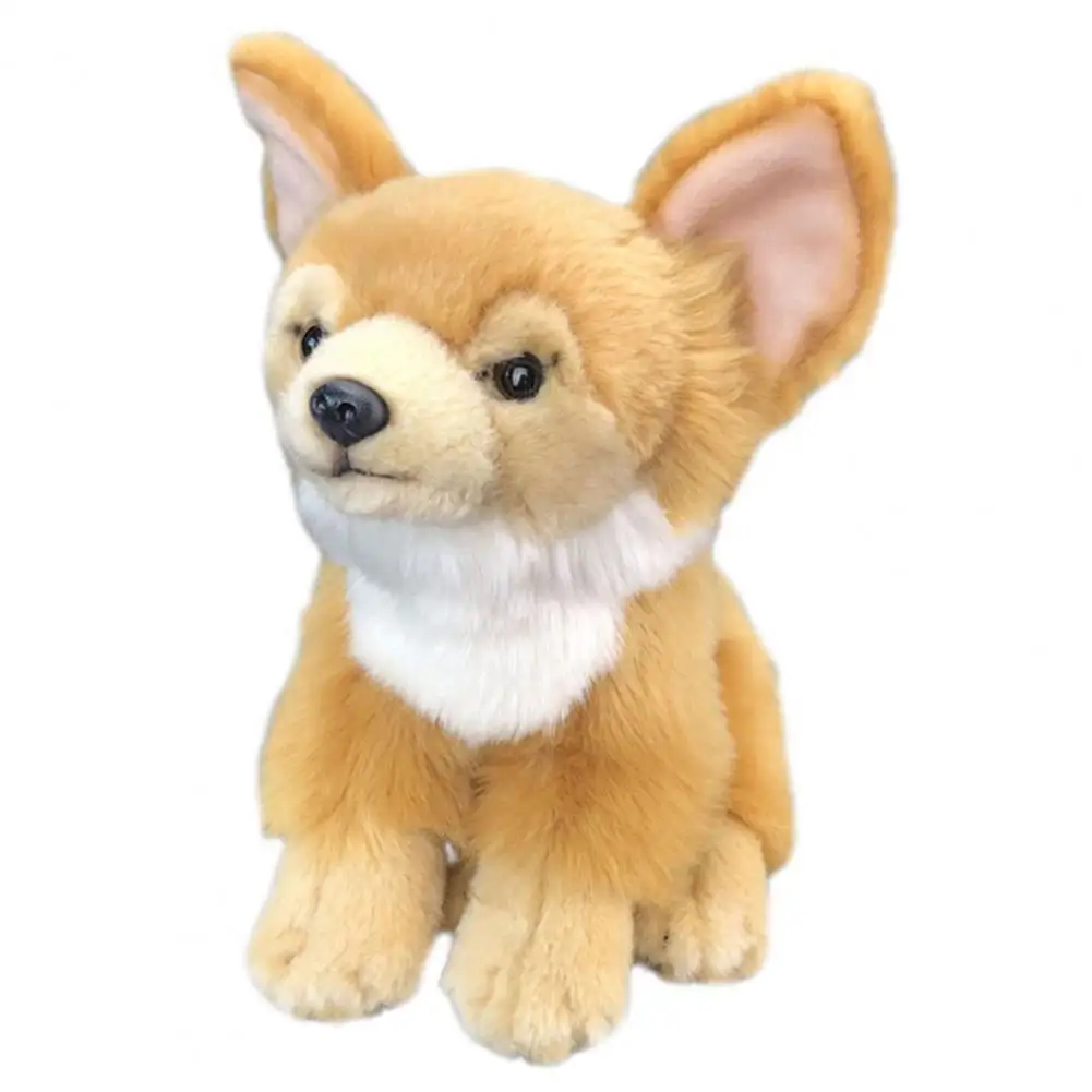 Яркая кукла в виде маленькой собаки мягкая полипропиленовая хлопковая чихуахуа