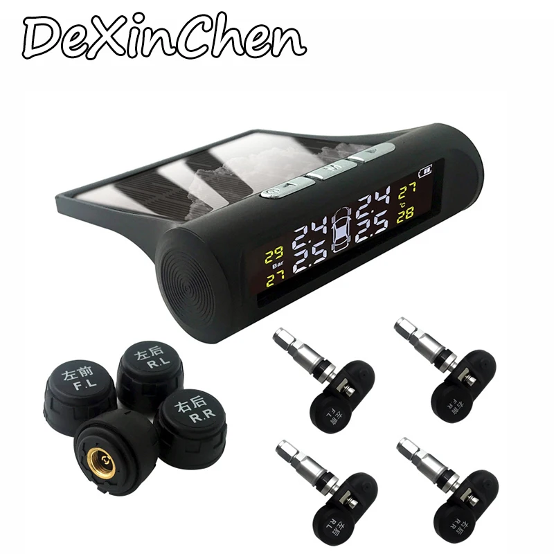 Солнечный Мощность система контроля давления в шинах автомобиля шины Давление