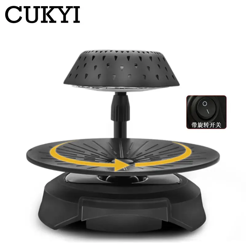 3d infrared barbecue machine electric grills griddle non stick 360° rotating bakeware plate double sided heating 5 gear adjust free global ship