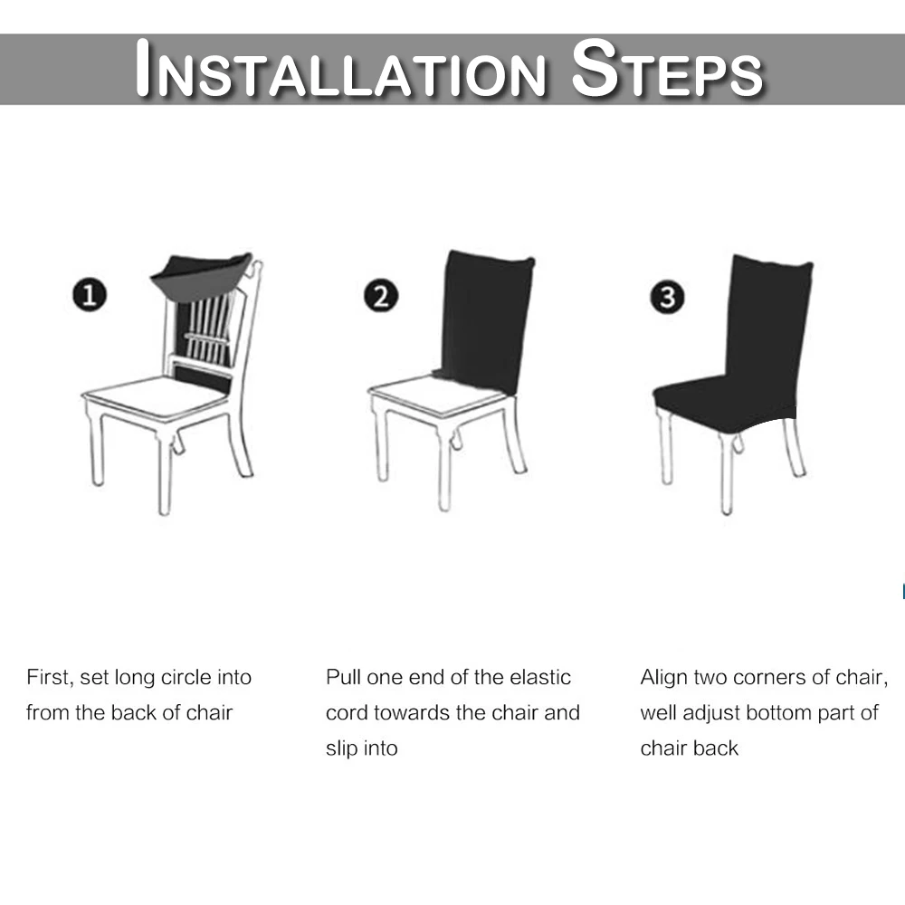 Чехол для стула большой однотонный спандекс эластичный чехол с лисой бархатный