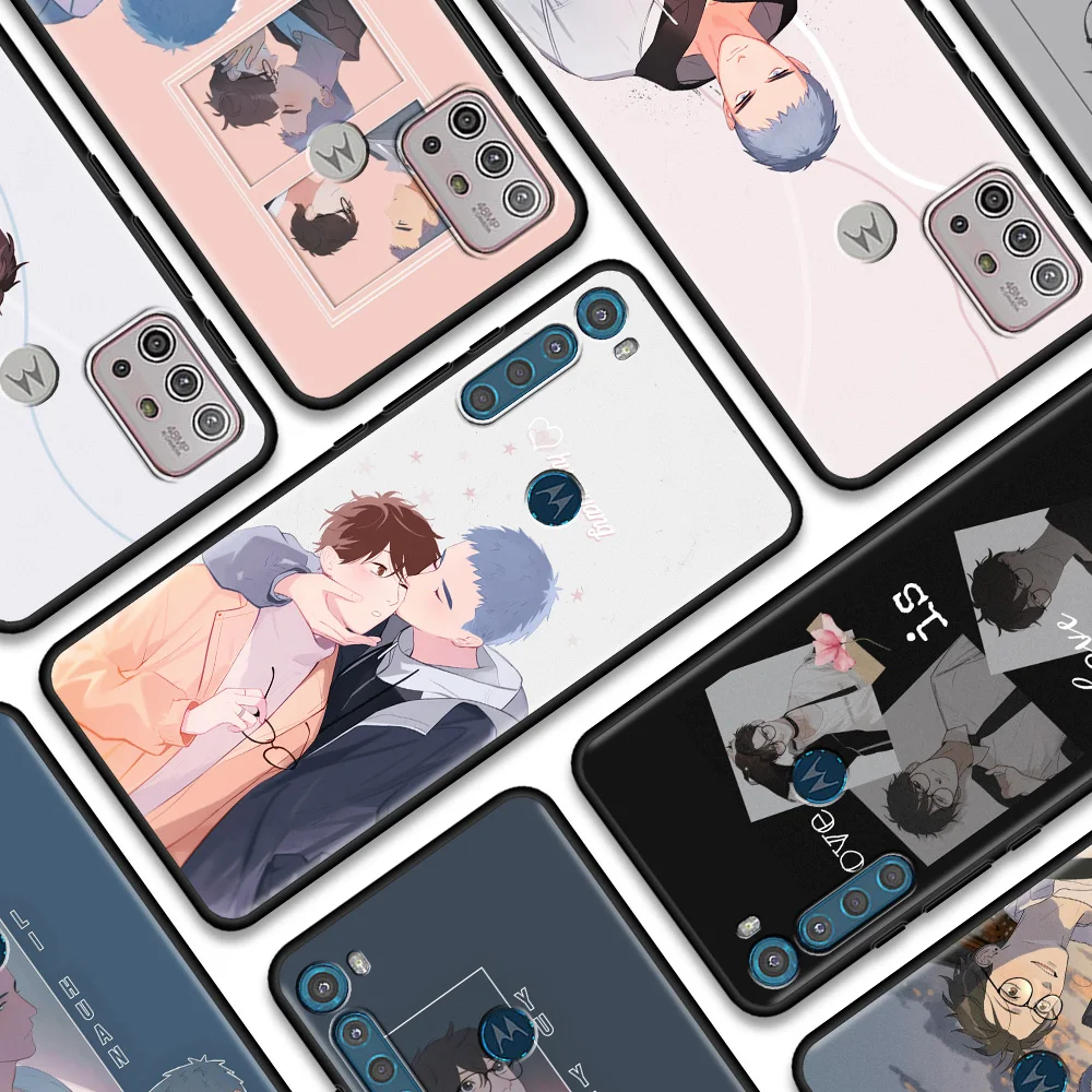 

Phone Case For motorola One Fusion G30 G9 G8 Plus Power Play E6s G50 G60 Black Silicone Fundas Here U Are Anime