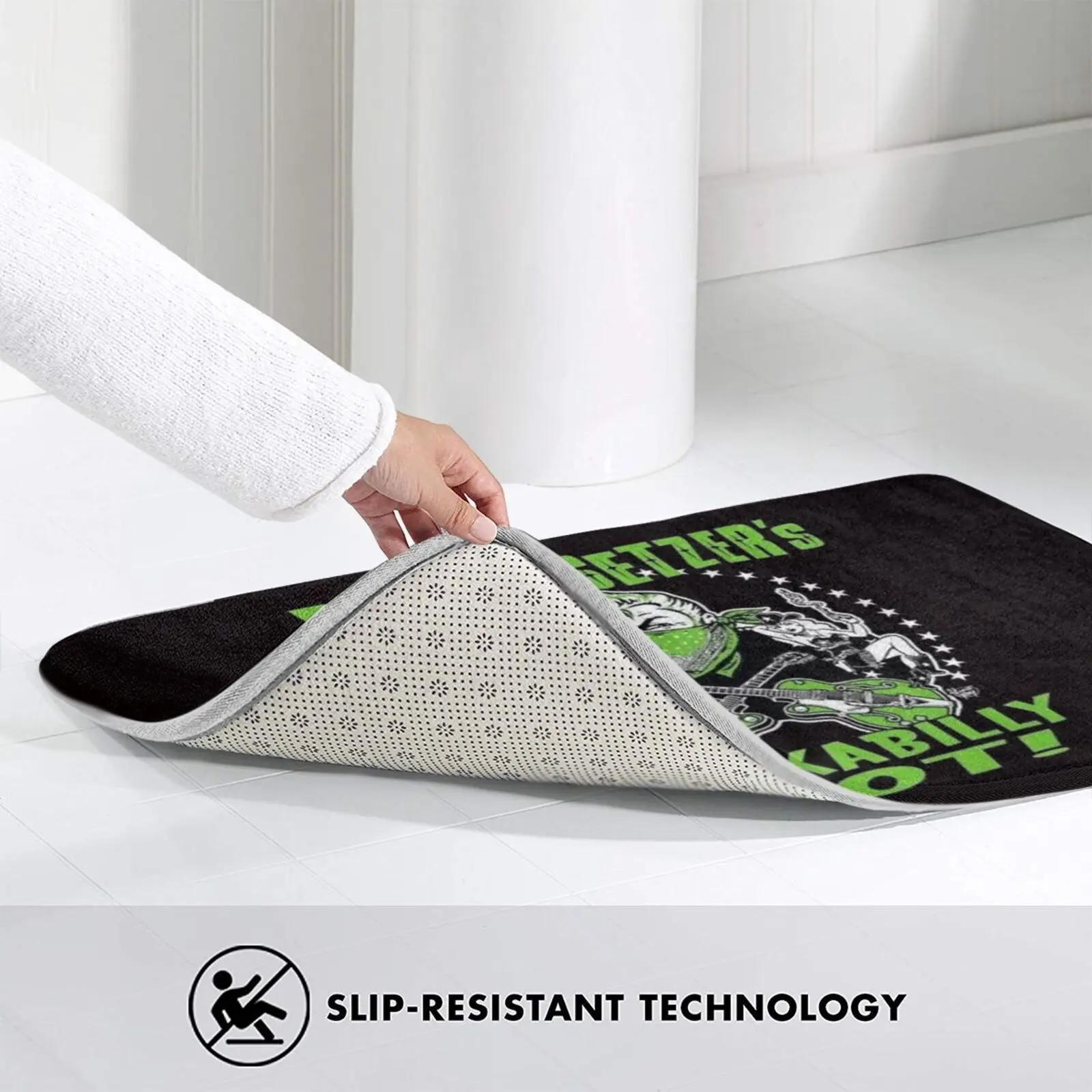 Brian Setzer Stray Cats Mat Rug Carpet Anti-Slip Bedroom Entrance Door Roll 80s Music Band | Дом и сад