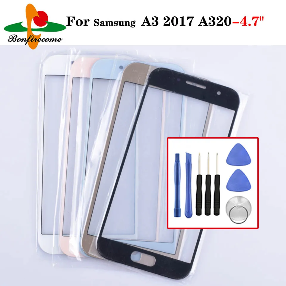 Передняя панель 4 7 дюйма для Samsung Galaxy A3 2017 A320 A320F сенсорный ЖК-экран замена