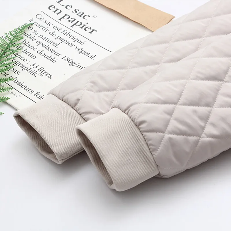 Cotton Jacket Women Parka Clothing Loose Mid-Length 2023 New Autumn Winter Coat Female Zipper Windbreaker Outerwear