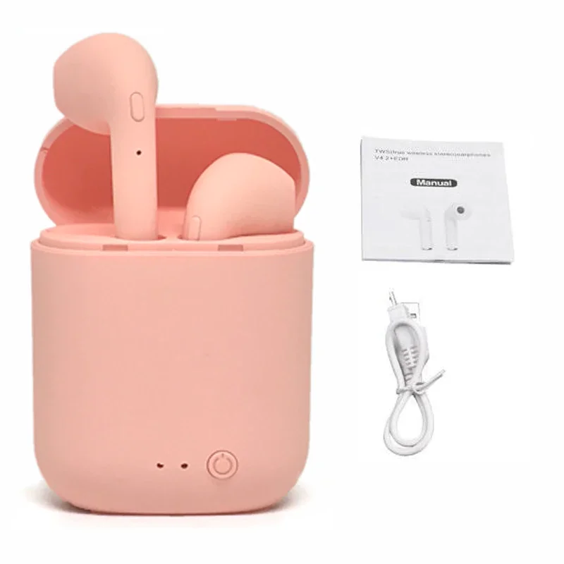 TWS Wireless Earphones 5.0 Earphone Matte Earbuds Charging Box Headset Headphones for Bluetooth phone | Электроника