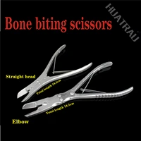 small animal orthopedic instruments medical double joint bone biting scissors flat head elbow straight head bone biting forceps