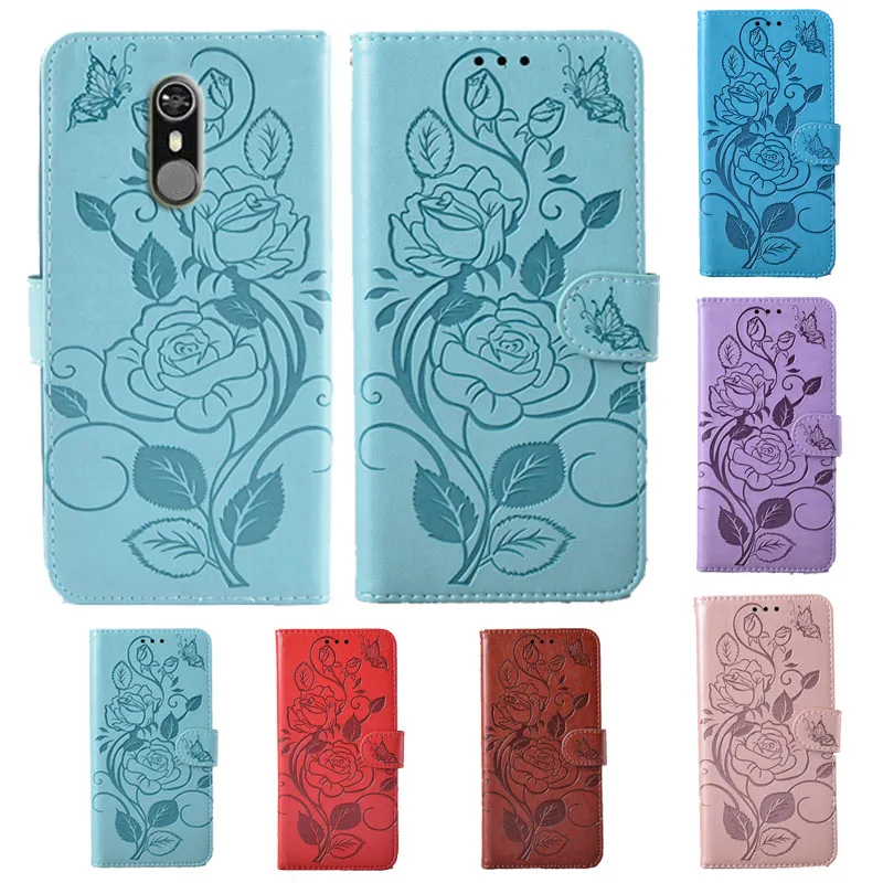 

Модный кожаный чехол-книжка с 3D цветами для телефона itel A33, чехол для телефона с отделением для карт