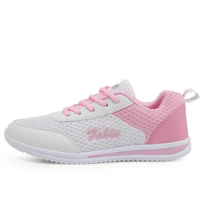 Женские спортивные туфли дышащие кроссовки на плоской подошве для газона