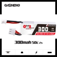 2pcs gaoneng gnb 300mah 2s 7 6v 50c100c hv lipo battery with ph2 0 plug for emax tinyhawk s indoor four axis betafpv cine drone