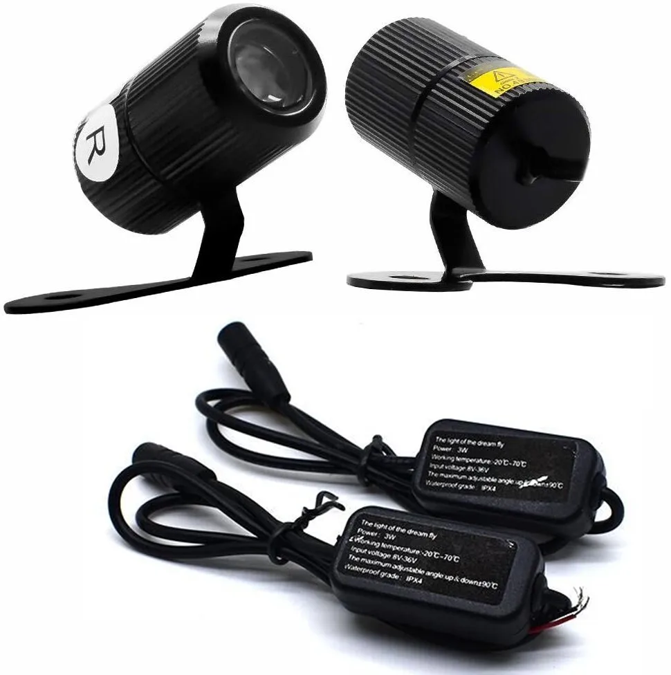 Fuleem 2 шт. светильник фары боковые приветственные лампы светодиодные тени