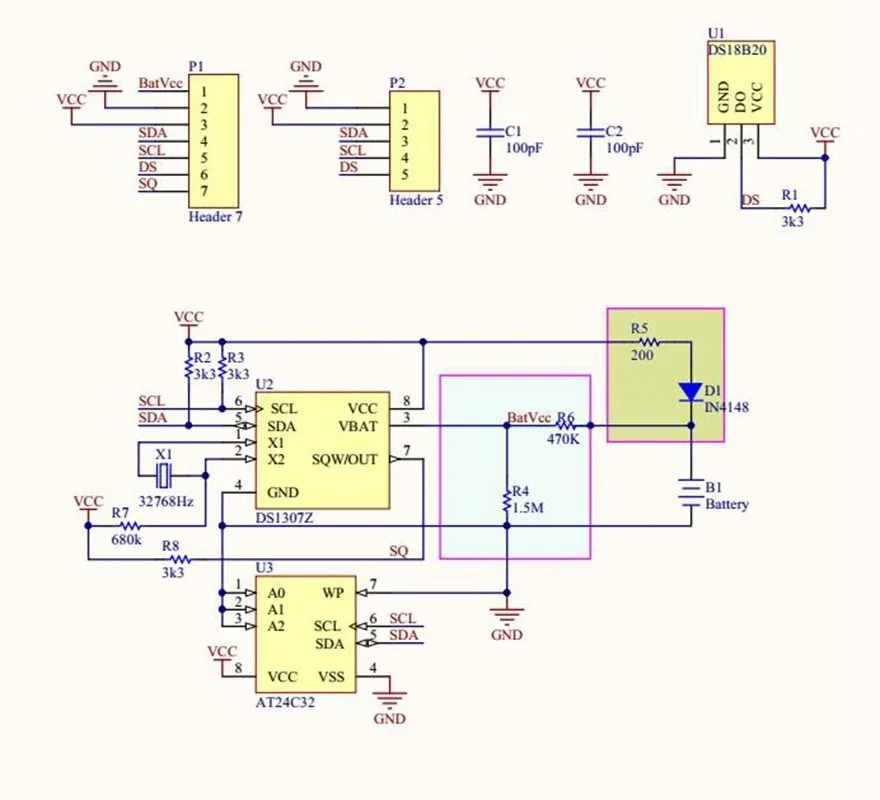 DS3234/DS1302/DS1307/PCF8563/DS3231 AT24C32 IEC IIC Memory 3,3 V-5 V точность в реальном времени RTC часы IEC модуль DS3231SN для Arduino